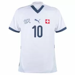 Maillot Suisse Xhaka 10 Homme Extérieur Euro 2024