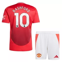 Maillot Manchester United Rashford 10 Enfant Domicile 2024-25 Maillot Manchester United Rashford 10 Enfant Domicile 2024-25