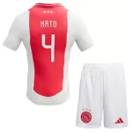 Maillot Ajax Amsterdam Jorrel Hato 4 Enfant Domicile 2024-25