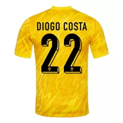 Maillot Gardien Portugal Diogo Costa 22 Homme Euro 2024 Jaune
