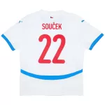 Maillot République Tchèque Soucek 22 Homme Extérieur Euro 2024