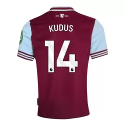 Maillot West Ham United Kudus 14 Homme Domicile 2024-25 Maillot West Ham United Kudus 14 Homme Domicile 2024-25