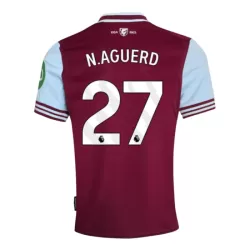 Maillot West Ham United N. Aguerd 27 Homme Domicile 2024-25 Maillot West Ham United N. Aguerd 27 Homme Domicile 2024-25