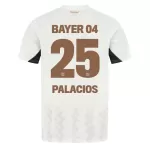 Maillot Bayer 04 Leverkusen Exequiel Palacios 25 Homme Extérieur 2024-25