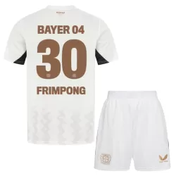Maillot Bayer 04 Leverkusen Jeremie Frimpong 30 Enfant Extérieur 2024-25