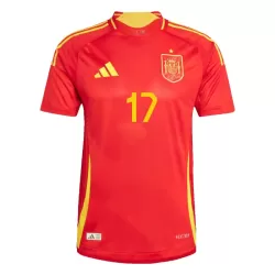 Maillot Espagne Williams JR 17 Homme Domicile Euro 2024