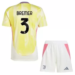 Maillot Juventus Bremer 3 Enfant Extérieur 2024-25