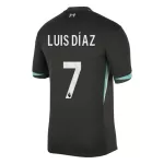Maillot Liverpool Luis Diaz 7 Homme Extérieur 2024-25