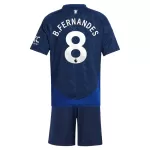 Maillot Manchester United Bruno Fernandes 8 Enfant Extérieur 2024-25