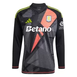 Maillot Gardien Aston Villa Homme 2024-25 Noire Manches Longues