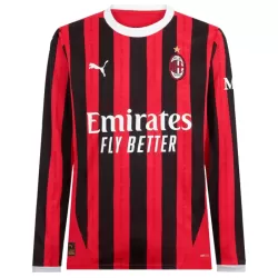 Maillot Manches Longues AC Milan Homme Domicile 2024-25
