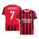 Maillot AC Milan Gimenez 7 Homme Domicile 2024-25 Maillot AC Milan Gimenez 7 Homme Domicile 2024-25