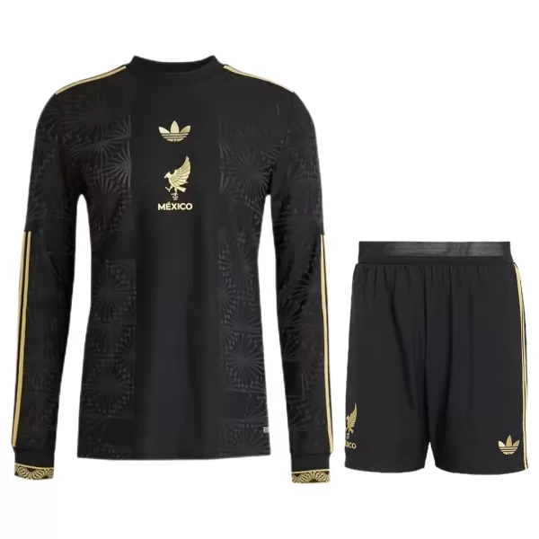 Maillot Manches Longues Mexique Enfant 2024-25 Noire Maillot Manches Longues Mexique Enfant 2024-25 Noire