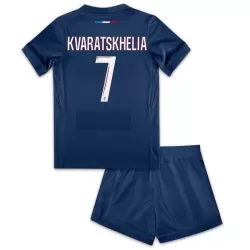 Maillot Paris Saint-Germain Kvaratskhelia 7 Enfant Domicile 2024-25