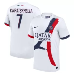 Maillot Paris Saint-Germain Kvaratskhelia 7 Homme Extérieur 2024-25