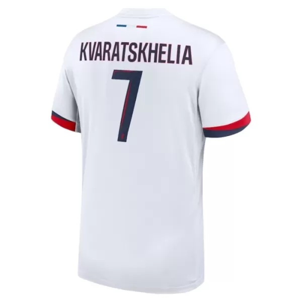 Maillot Paris Saint-Germain Kvaratskhelia 7 Homme Extérieur 2024-25