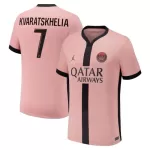 Maillot Paris Saint-Germain Kvaratskhelia 7 Homme Third 2024-25