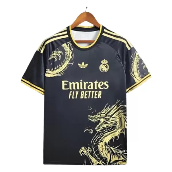 Maillot Real Madrid Dragon Homme 2024-25 Noire Maillot Real Madrid Dragon Homme 2024-25 Noire
