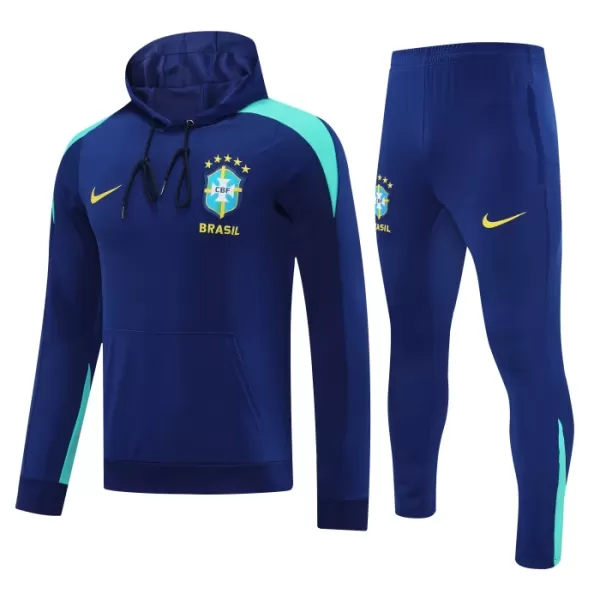 Brésil Sweat d'Entraînement Homme 2024-25 Navy Brésil Sweat d'Entraînement Homme 2024-25 Navy