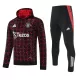Manchester United Hoodie Sweat d'Entraînement Homme 2024-25 Rouge Manchester United Hoodie Sweat d'Entraînement Homme 2024-25 Rouge
