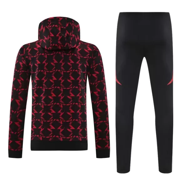 Manchester United Hoodie Sweat d'Entraînement Homme 2024-25 Rouge