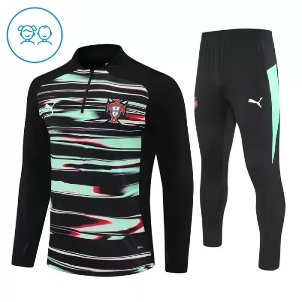 Portugal Sweat d'Entraînement Enfant 2024-25 Quart-Zip Portugal Sweat d'Entraînement Enfant 2024-25 Quart-Zip