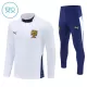Portugal Sweat d'Entraînement Enfant 2024-25 Quart-Zip Blanche Portugal Sweat d'Entraînement Enfant 2024-25 Quart-Zip Blanche