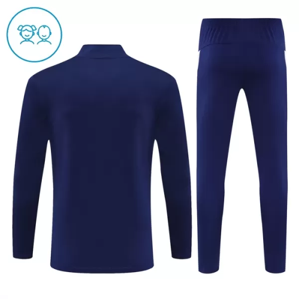 Portugal Sweat d'Entraînement Enfant 2024-25 Quart-Zip Navy