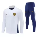 Portugal Sweat d'Entraînement Homme 2024-25 Quart-Zip Blanche