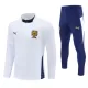 Portugal Sweat d'Entraînement Homme 2024-25 Quart-Zip Blanche Portugal Sweat d'Entraînement Homme 2024-25 Quart-Zip Blanche