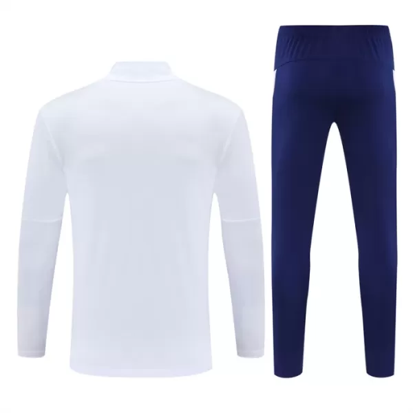 Portugal Sweat d'Entraînement Homme 2024-25 Quart-Zip Blanche
