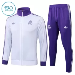 Real Madrid Ensemble Vestes d'Entraînement Enfant 2024-25 Blanche