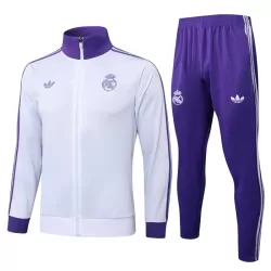 Real Madrid Ensemble Vestes d'Entraînement Homme 2024-25 Blanche