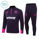 West Ham United Sweat d'Entraînement Enfant 2024-25 Quart-Zip