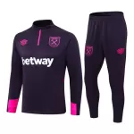 West Ham United Sweat d'Entraînement Homme 2024-25 Quart-Zip