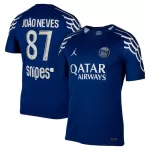 Maillot Paris Saint-Germain Joao Neves 87 Homme Fourth 2024-25