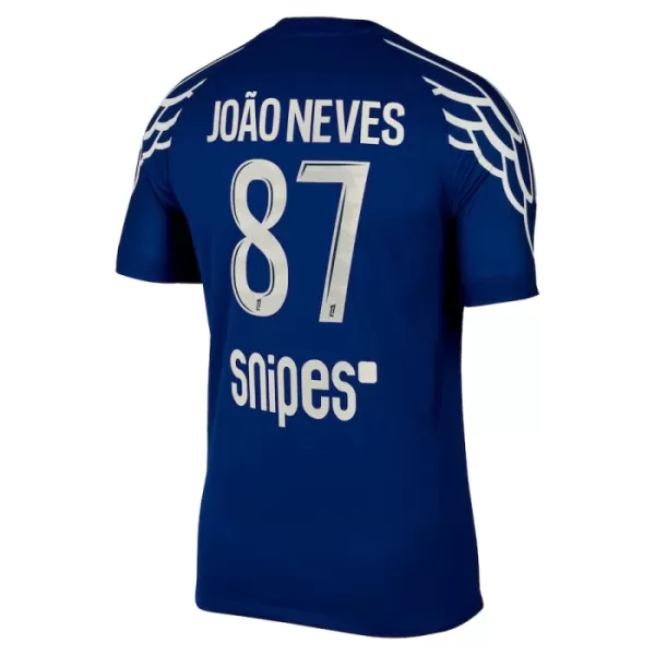 Maillot Paris Saint-Germain Joao Neves 87 Homme Fourth 2024-25