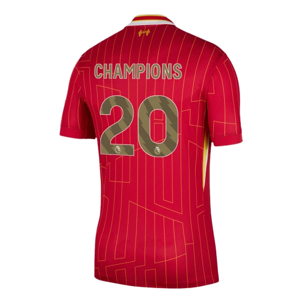Maillot Liverpool Champions 20 Homme Domicile 2024-25