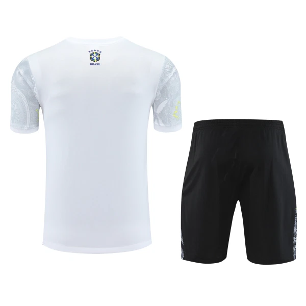 Maillot Brésil Enfant 2024-25 Blanche