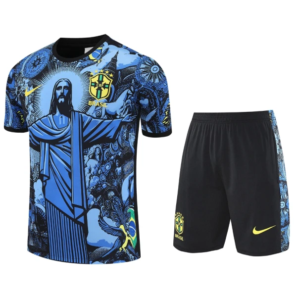 Maillot Brésil Enfant 2024-25 Bleue Maillot Brésil Enfant 2024-25 Bleue