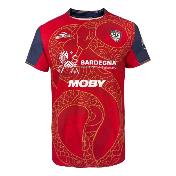Maillot Cagliari Calcio Homme 2024-25 Maillot Cagliari Calcio Homme 2024-25