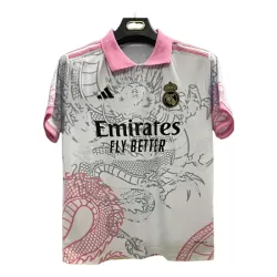 Maillot Real Madrid Dragon Homme 2025-26 Blanche Maillot Real Madrid Dragon Homme 2025-26 Blanche