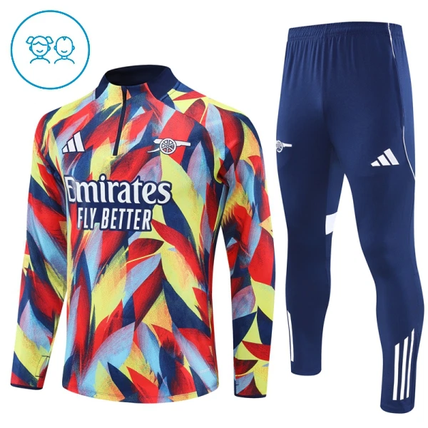Arsenal Sweat d'Entraînement Enfant 2025-26 Quart-Zip Arsenal Sweat d'Entraînement Enfant 2025-26 Quart-Zip