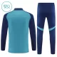 Arsenal Sweat d'Entraînement Enfant 2025-26 Quart-Zip Bleue