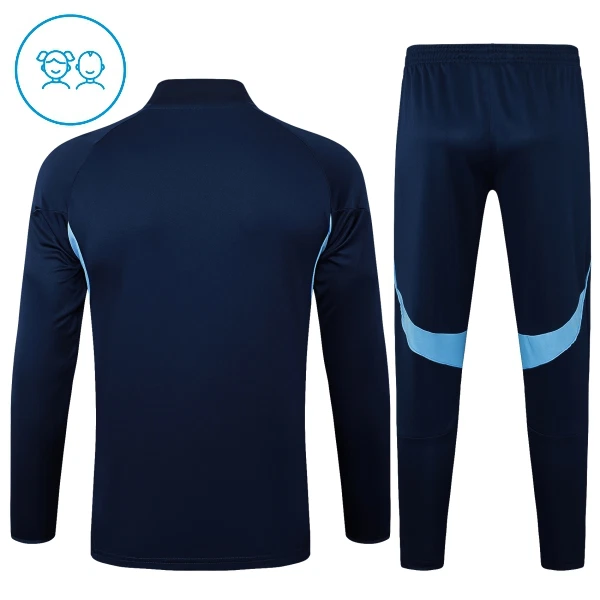 Arsenal Sweat d'Entraînement Enfant 2025-26 Quart-Zip Navy