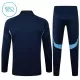 Arsenal Sweat d'Entraînement Enfant 2025-26 Quart-Zip Navy