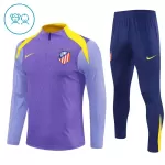 Atlético Madrid Sweat d'Entraînement Enfant 2025-26 Quart-Zip Violet