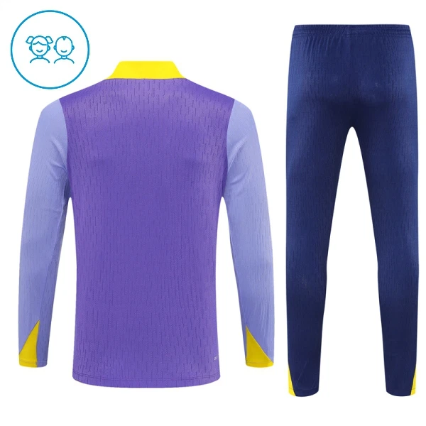 Atlético Madrid Sweat d'Entraînement Enfant 2025-26 Quart-Zip Violet