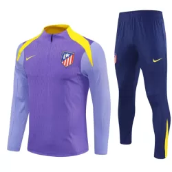 Atlético Madrid Sweat d'Entraînement Homme 2025-26 Quart-Zip Violet Atlético Madrid Sweat d'Entraînement Homme 2025-26 Quart-Zip Violet