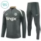 Chelsea Sweat d'Entraînement Enfant 2025-26 Quart-Zip Gris Chelsea Sweat d'Entraînement Enfant 2025-26 Quart-Zip Gris